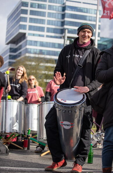 Tino Vetter, Leiter der Samba Gruppe Vetter Sound